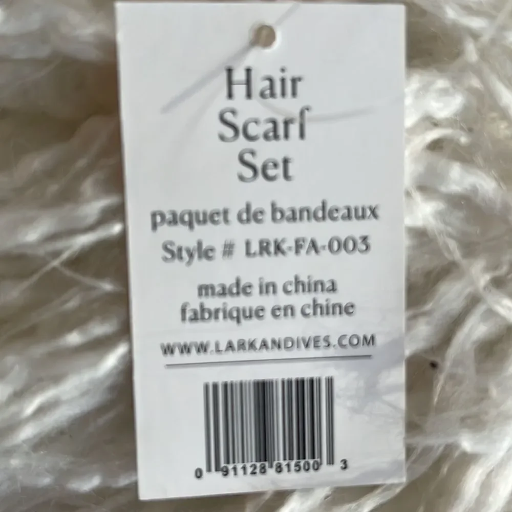 Lark & Ives Hair Scarf Set of Two - NWT